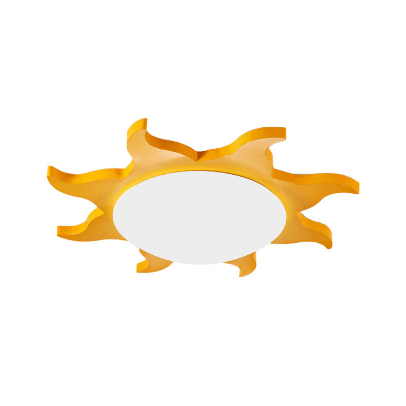 Children's room ceiling lamp – Sun-shaped LED lighting