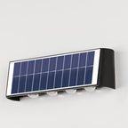 Modern simplicity solar waterproof rectangular ABS PMMA LED wall light lamp for outdoor terrace
