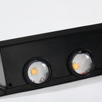 Modern simplicity solar waterproof rectangular ABS PMMA LED wall light lamp for outdoor terrace