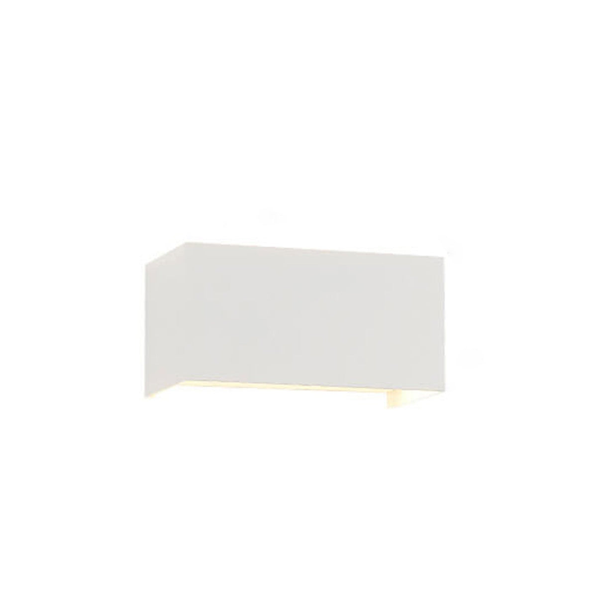 Modern waterproof rectangular LED wall light for outdoor use with upward and downward lighting