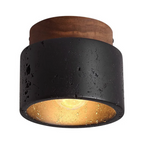 Ceiling lamp with stone look