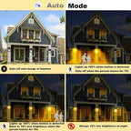 Solar Wall Lamp for Outdoor Use – With Motion Sensor & Twilight Automation