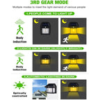 Solar Wall Lamp for Outdoor Use – With Motion Sensor & Twilight Automation