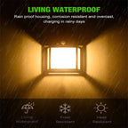 Solar Wall Lamp for Outdoor Use – With Motion Sensor & Twilight Automation
