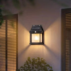 Solar Wall Lamp for Outdoor Use – With Motion Sensor & Twilight Automation