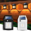 Solar Wall Lamp for Outdoor Use – With Motion Sensor & Twilight Automation