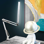 LED foldable long arm clip eye protection USB reading desk lamp