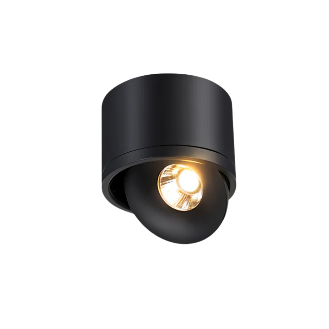 Minimalistic LED Ceiling Lamp | 360° Rotatable Design