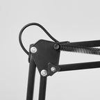 Modern minimalist extendable table lamp with long arm and clip made of ABS with 1 light for the bedroom