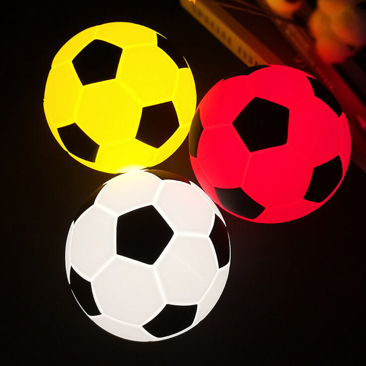 Creative Soccer Silicone LED Night Table Lamp with USB Charging