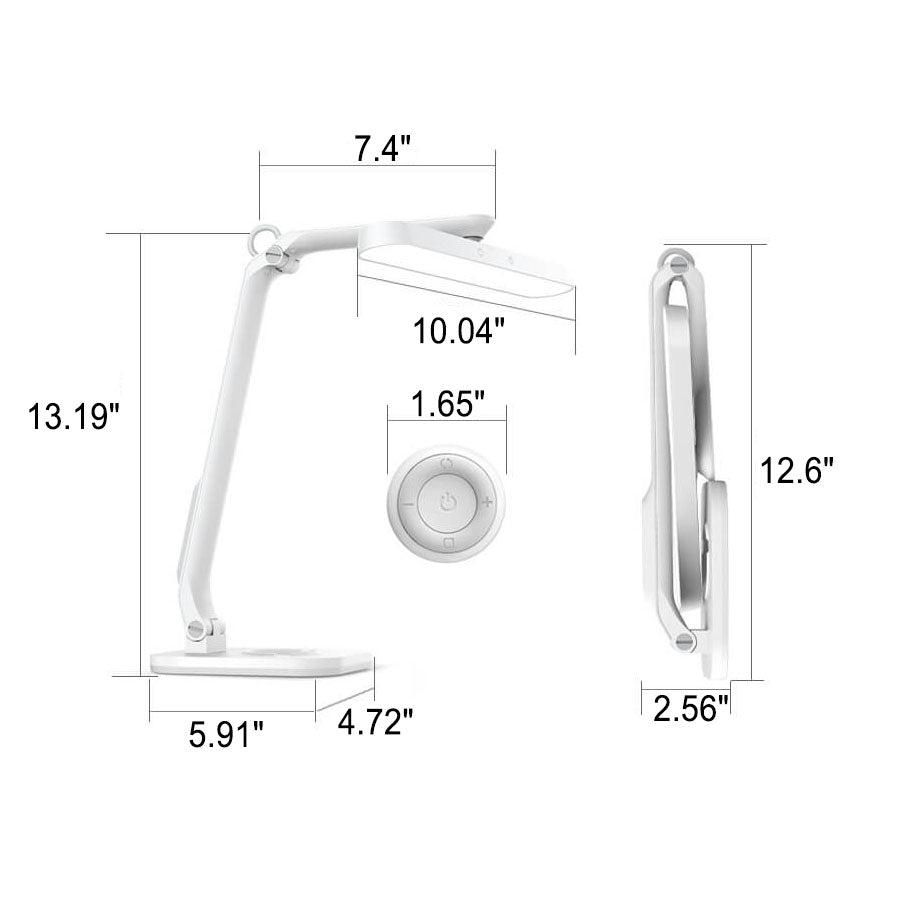 Modern Student Eye Protection USB Charging Foldable LED Table Lamp
