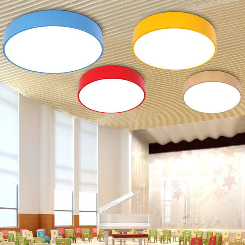 Children's Room LED Ceiling Lamp - Colorful Design with DimmaMadigase Lighting and Remote Control