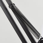 Modern minimalist extendable table lamp with long arm and clip made of ABS with 1 light for the bedroom