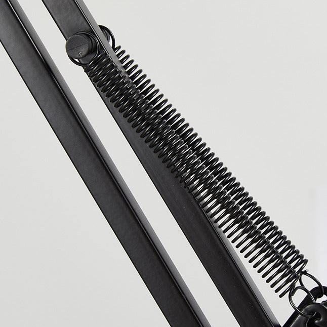 Modern minimalist extendable table lamp with long arm and clip made of ABS with 1 light for the bedroom