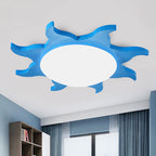 Children's room ceiling lamp – Sun-shaped LED lighting