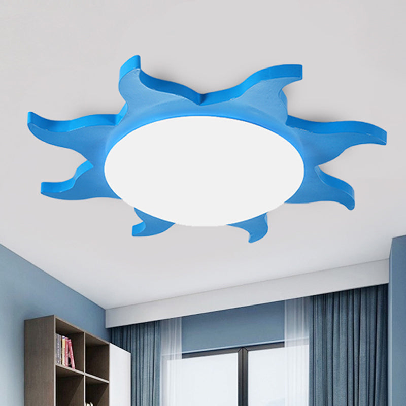Children's room ceiling lamp – Sun-shaped LED lighting