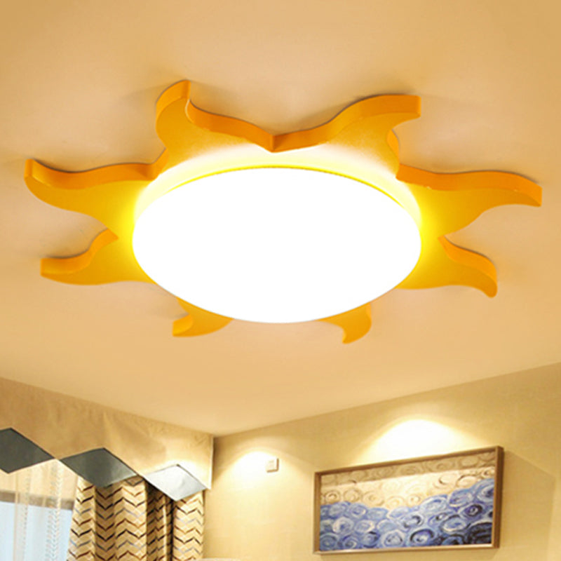 Children's room ceiling lamp – Sun-shaped LED lighting