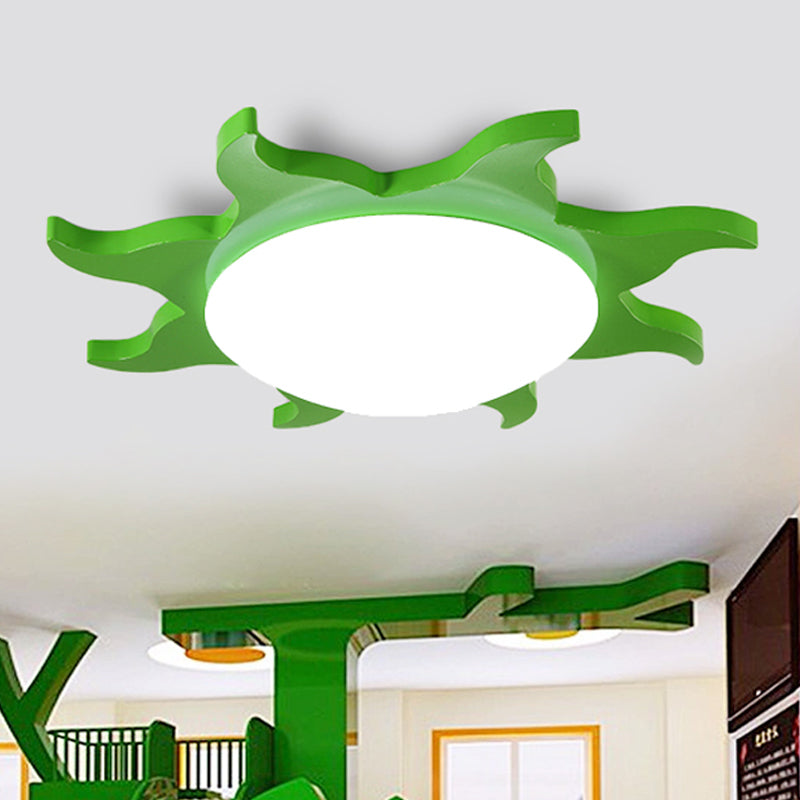 Children's room ceiling lamp – Sun-shaped LED lighting