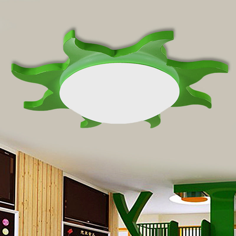 Children's room ceiling lamp – Sun-shaped LED lighting