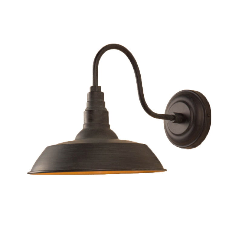 E27 Wall Lighting Industrial Pot Lid-shaped Iron Wall Lamps