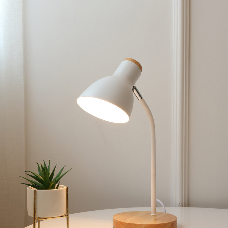 Flashlight-shaped swivel table lamp Macaron Metal 1-lamp night lamp for the children's room