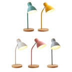 Flashlight-shaped swivel table lamp Macaron Metal 1-lamp night lamp for the children's room