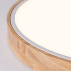 Modern LED ceiling lamp for bedroom - Energy-saving acrylic and metal recessed light, various colors
