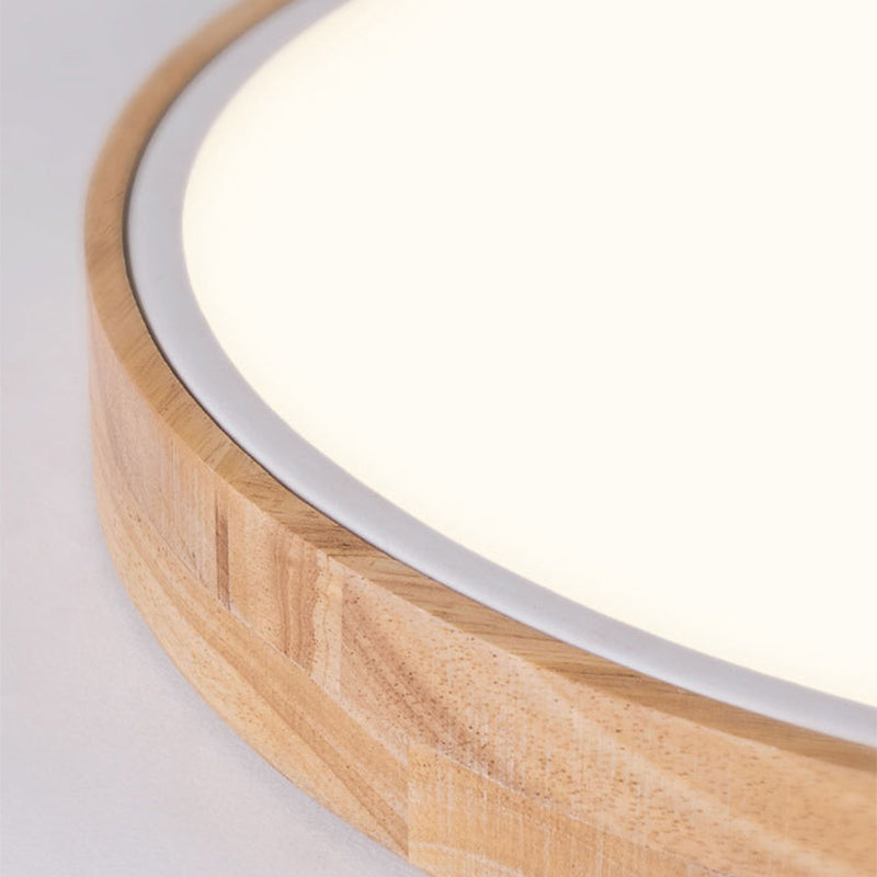 Modern LED ceiling lamp for bedroom - Energy-saving acrylic and metal recessed light, various colors