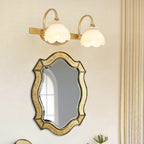 Blossom Bathroom Vanity Mirror Light Traditional Metal LED 2/3/4 Heads Brass Wall Mounted Lamp | Madigas