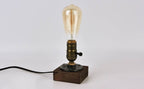 Vintage Industrial Iron Bulb 1-Light Table Lamp