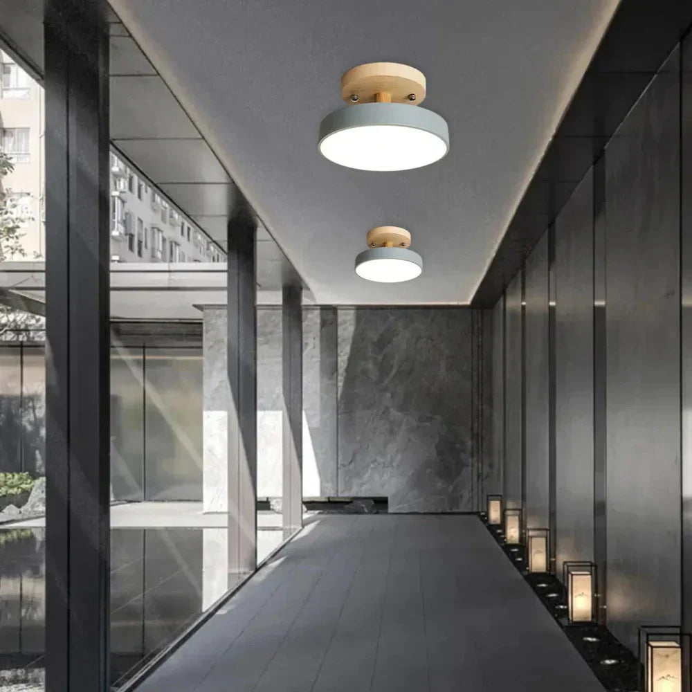 Compact modern LED ceiling lamp