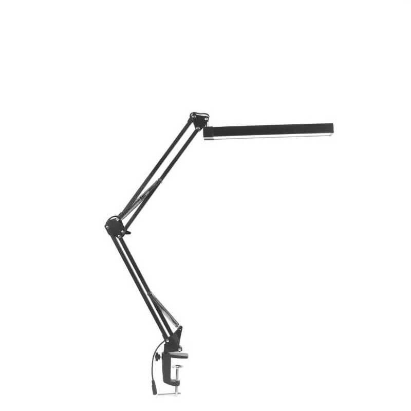 LED foldable long arm clip eye protection USB reading desk lamp