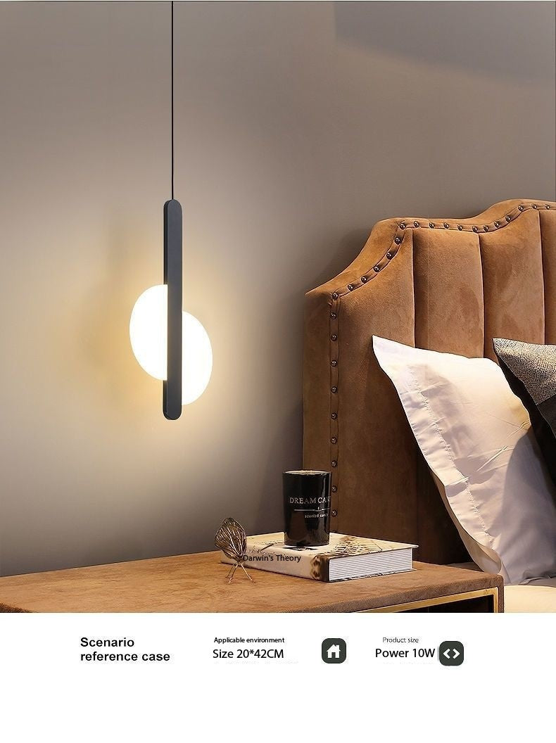 Modern Minimalist Nightstand Pendant Light