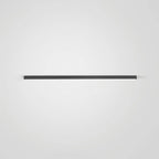 Black metal ceiling lamp LED linear minimalist modern design
