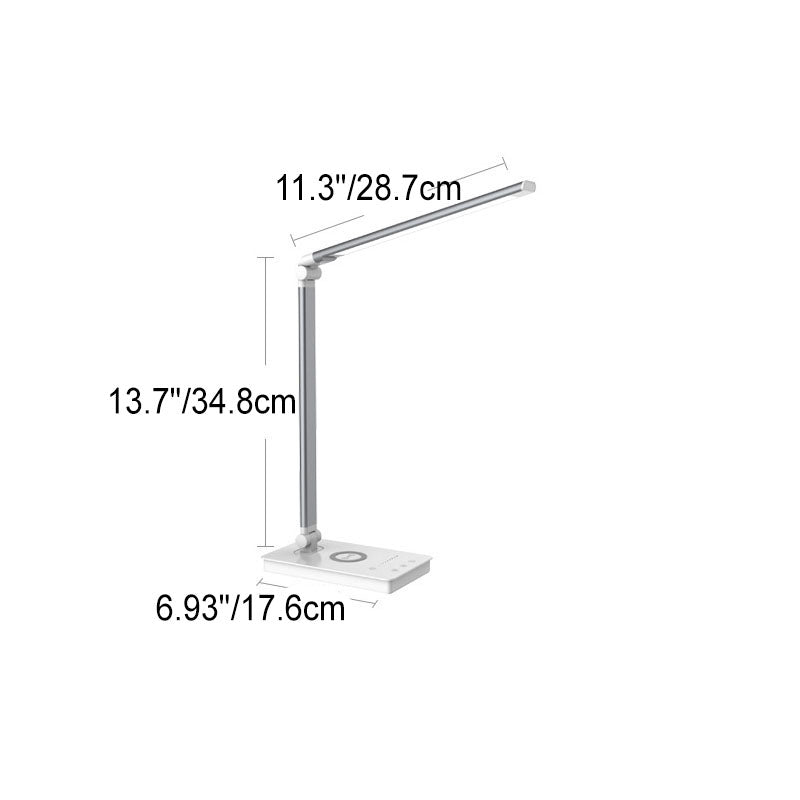 Minimalistic Intelligent Square Foldable USB LED Desk Lamp