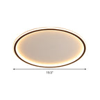 Modern Scandinavian LED ceiling lamp with remote control - DimmaHaus lamp and energy efficient