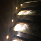 LED foot lights, stair lights, aluminum recessed corner lights, stair lights, square wall lights, round wall lights, corridor lights