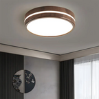 Stylish wood LED ceiling light