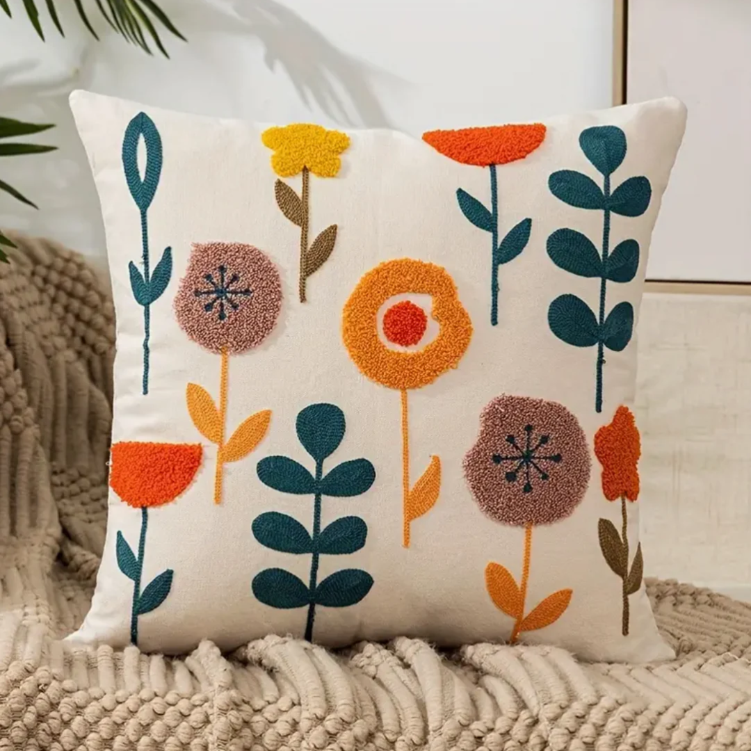 Decorative Cushion FloraSoft – Decorative Flower Cushion with Removable Cover | Madigas