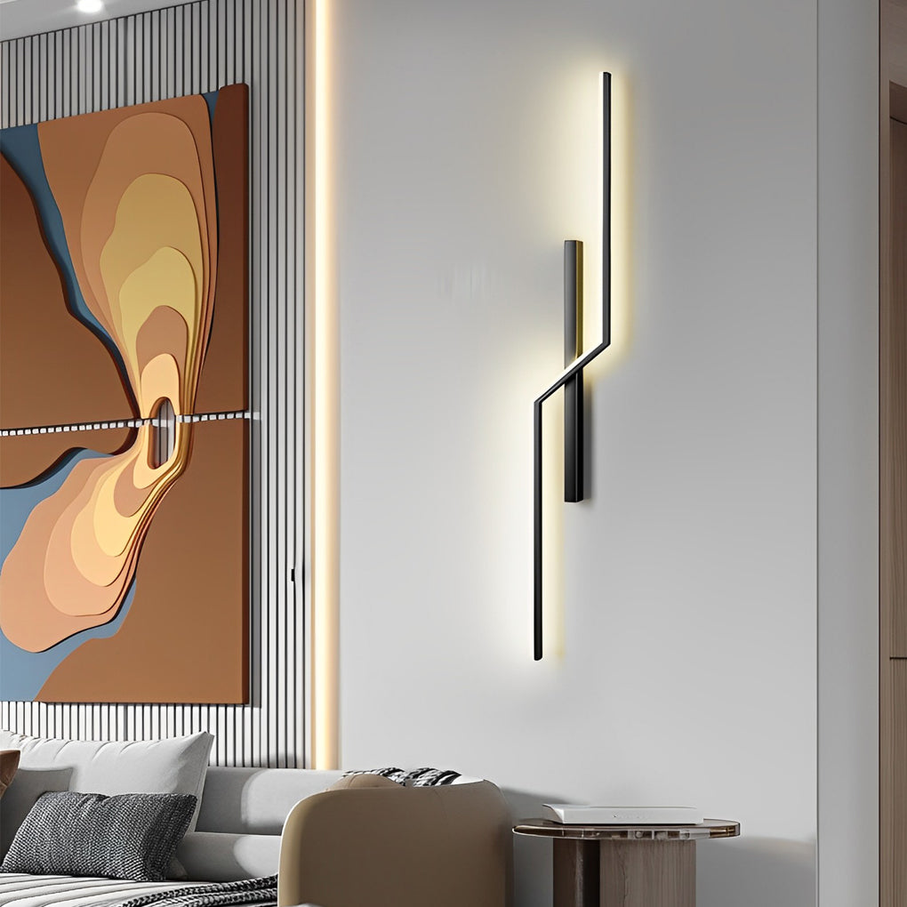 Lines Kreativ LED Modern Minimalist Wall Lamp Decorative Wall Lights Lighting