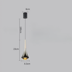 Modern silver pendant light – Stylish lighting for dining room or kitchen