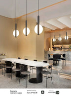 Modern Minimalist Nightstand Pendant Light