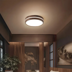 Stylish wood LED ceiling light