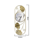 Madigas | Elegant Metal Ginkgo Leaf Wall Mirror