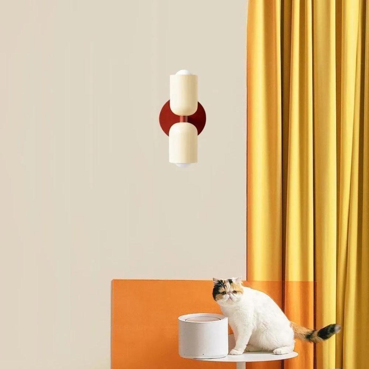 Wall lamps Modern Glass Double Shade Lamp