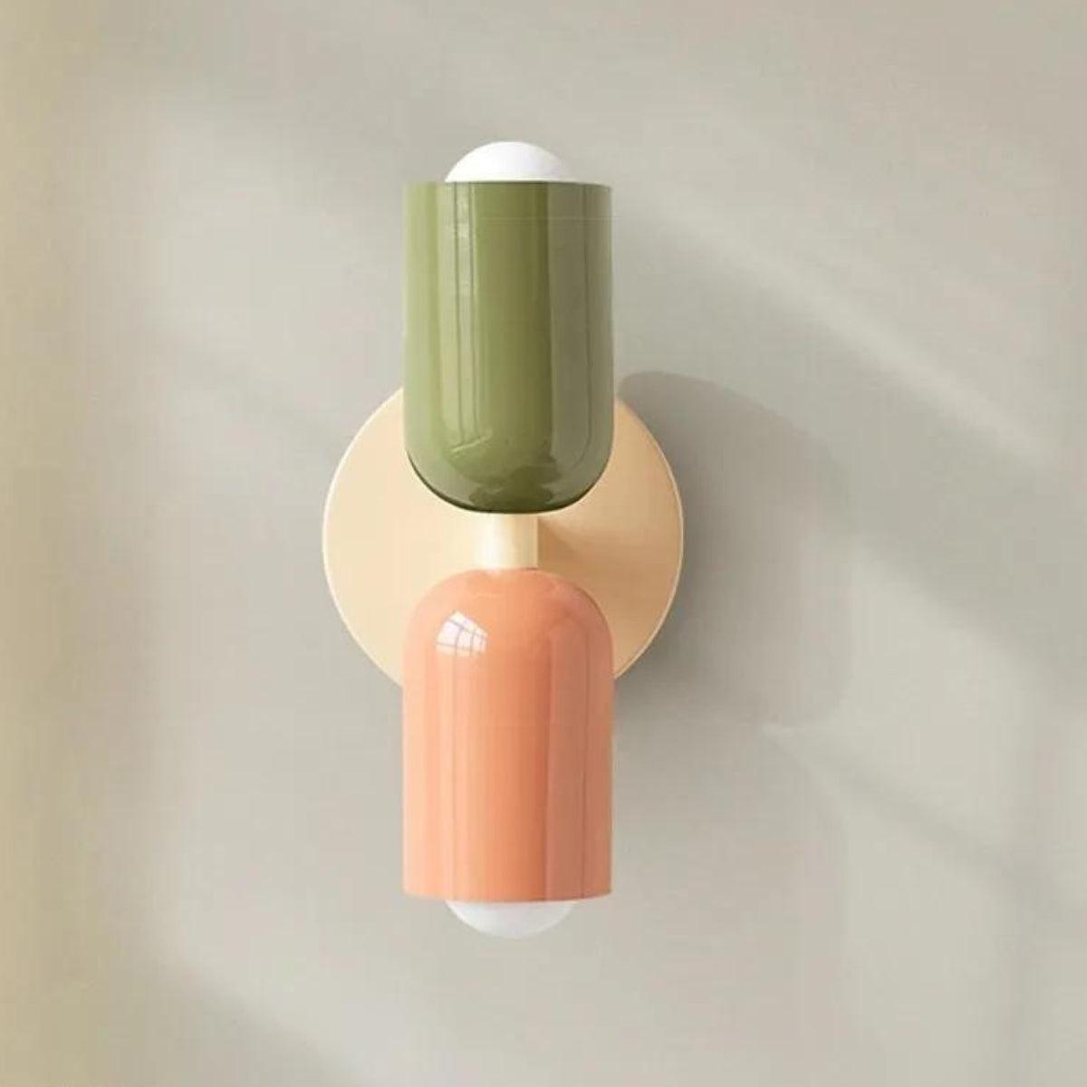 Wall lamps Modern Glass Double Shade Lamp