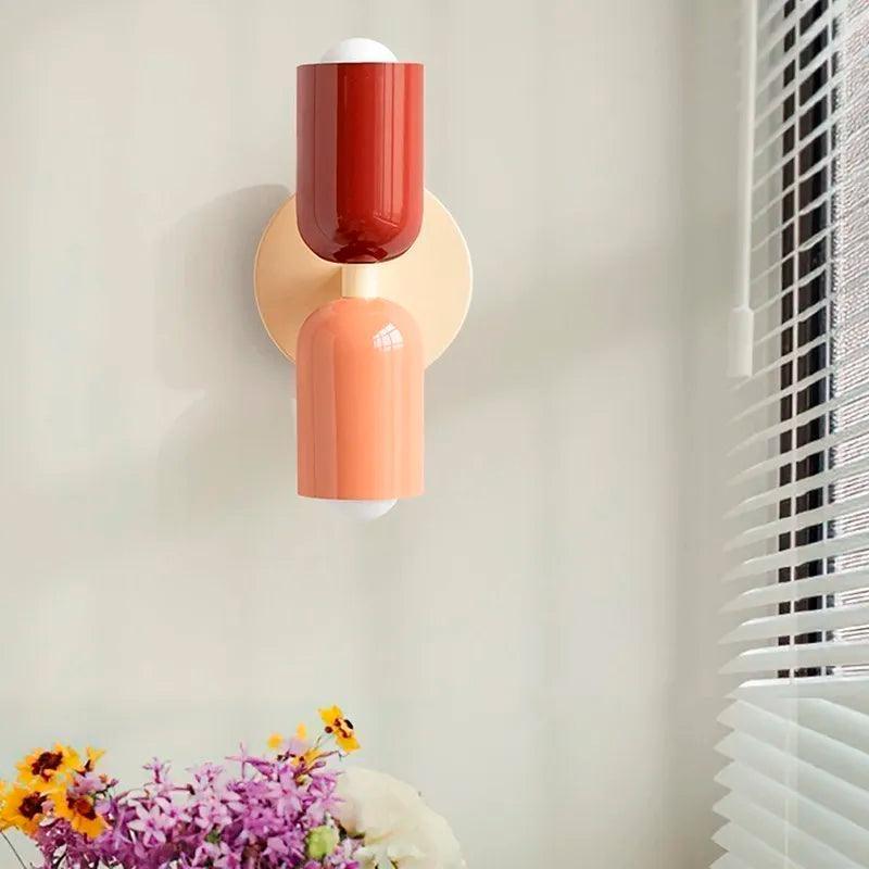 Wall lamps Modern Glass Double Shade Lamp