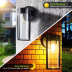 Solar-powered wall lamp