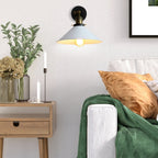 White industrial vintage wall spotlight