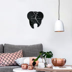 Madigas | GlowDent - Mirror Wall Clock for Dental Hygiene